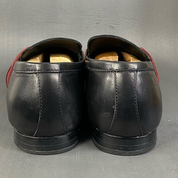 Avant Garde Black leather luxury loafers mens size 14 (47) - Picture 3 of 8